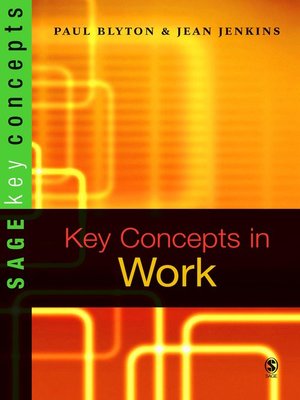 cover image of Key Concepts in Work